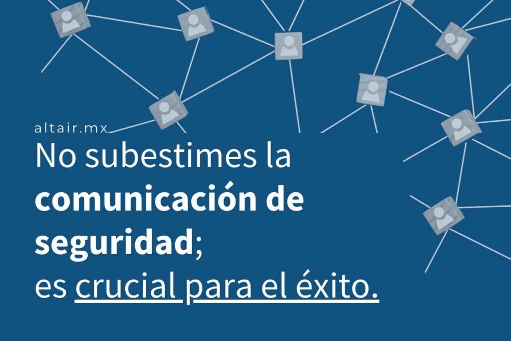 Comunicacion de seguridad